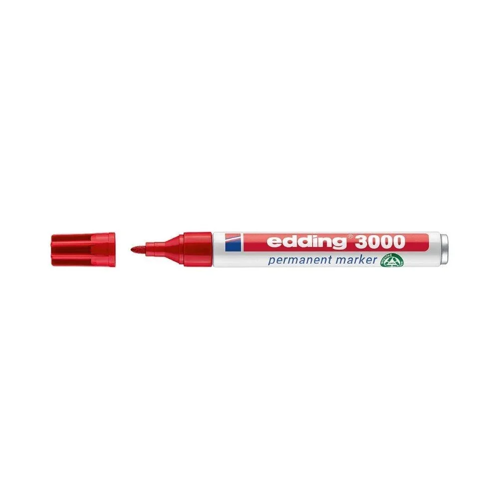 Edding Permanent Markör E3000 Kırmızı