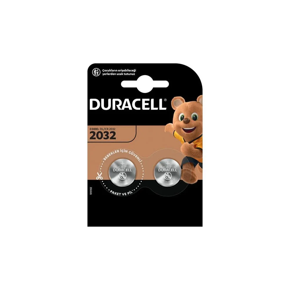 Duracell Düğme Pil 2032 3V 2'li