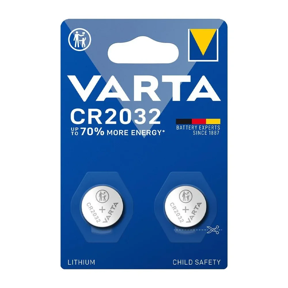 Varta CR2032 Lityum Pil İkili 3V
