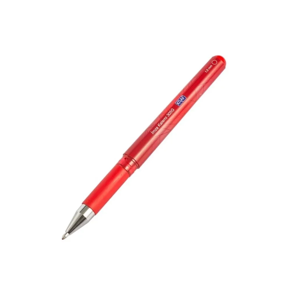 Kraf İmza Kalem 1.0 Mm Kırmızı 305g