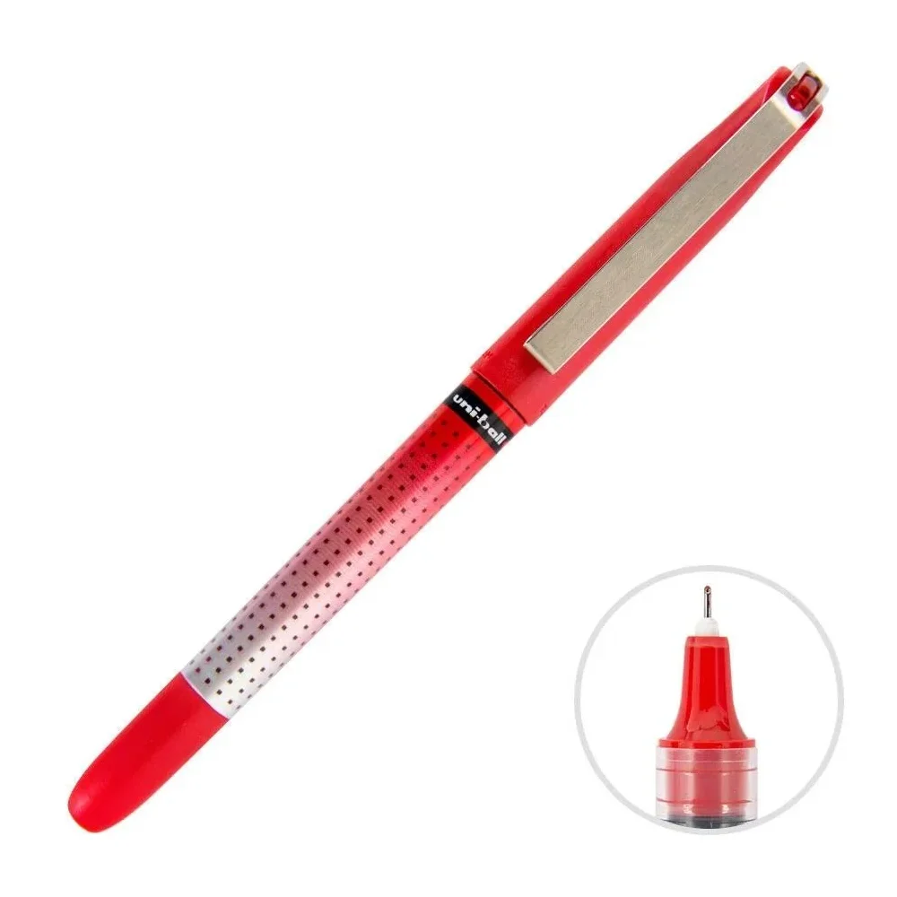 Uniball UB-185S Roller Kalem Eye Needle 0.5 Kırmızı