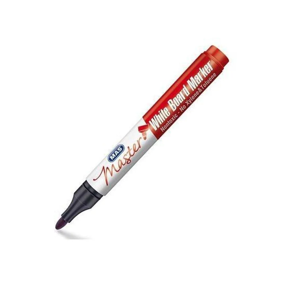 Mas Master White Board Marker Kırmızı
