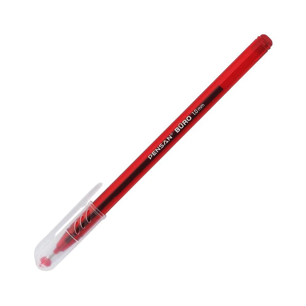 Pensan Büro Tükenmez Kalem 1.0 mm 2270 Kırmızı