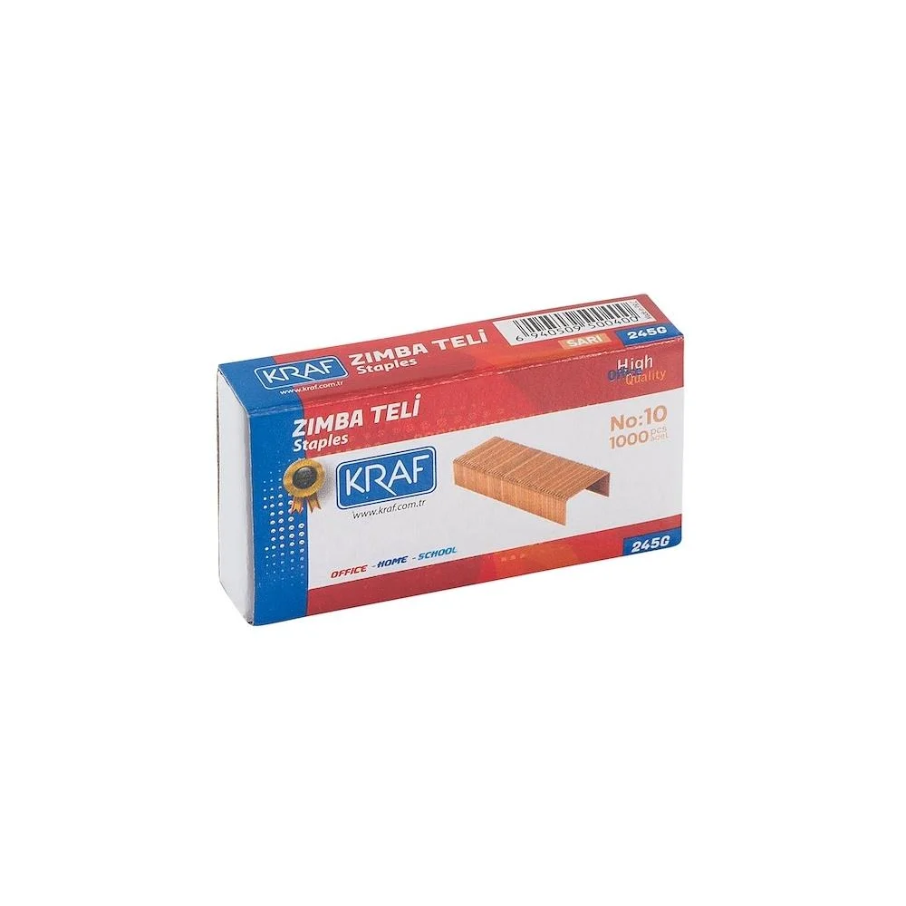 Kraf Zımba Teli No:10 Sarı 1000 Li