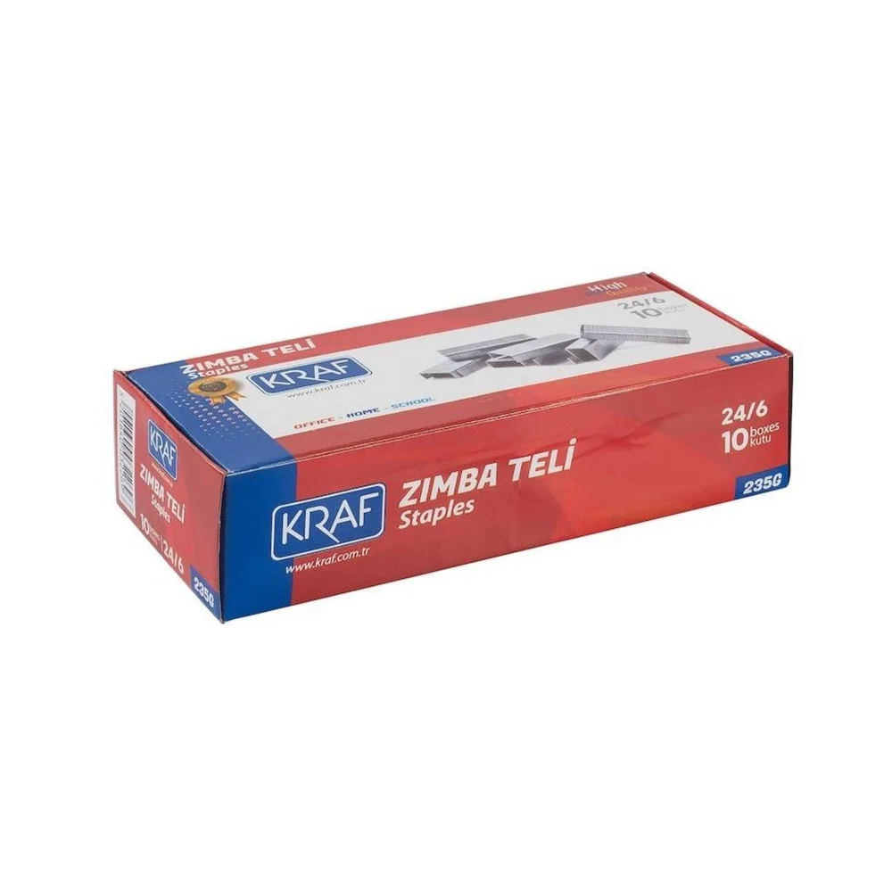 Kraf Zımba Teli 24/6 1000 Lİ Beyaz