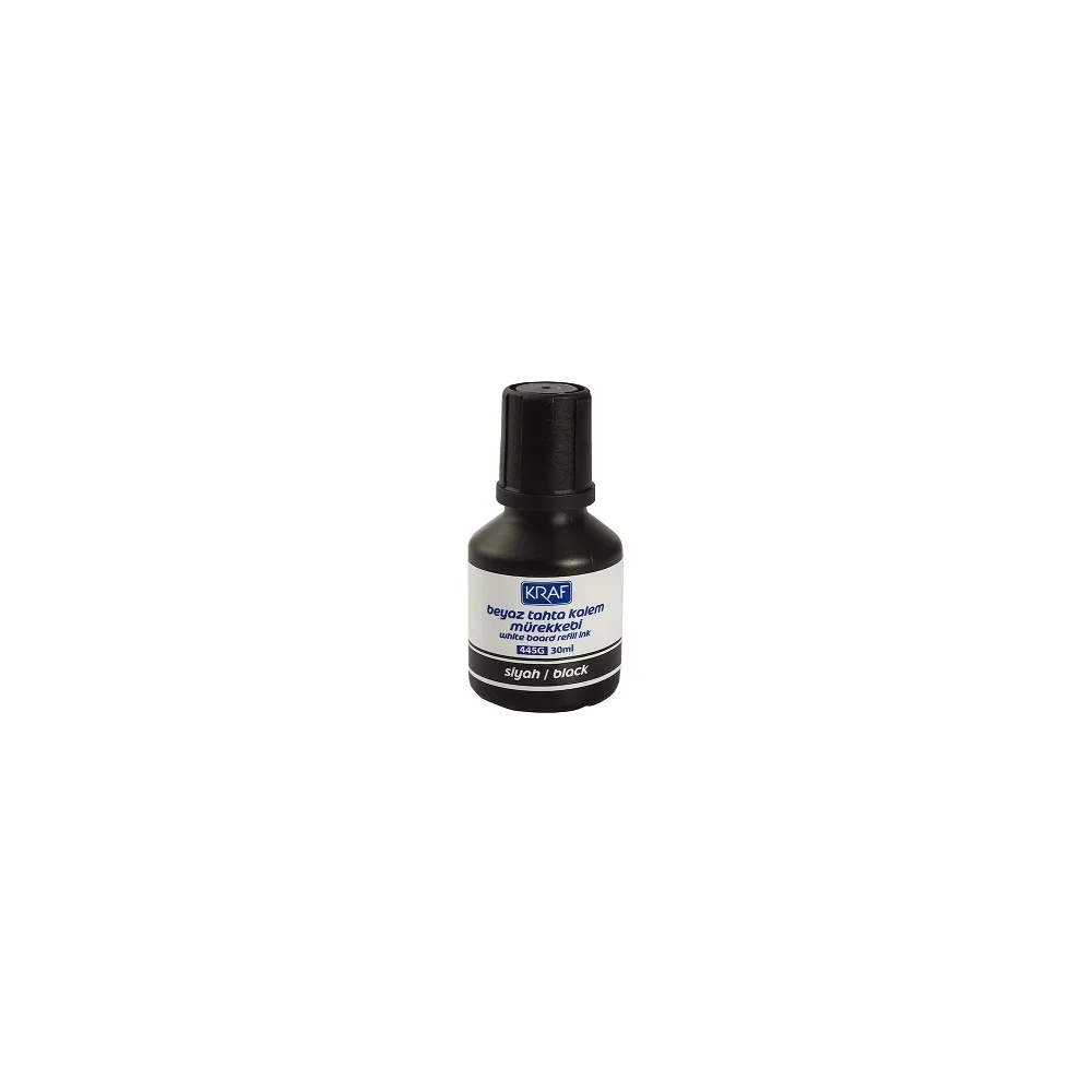 Kraf Beyaz Tahta Kalem Mürekkebi 30ml Siyah