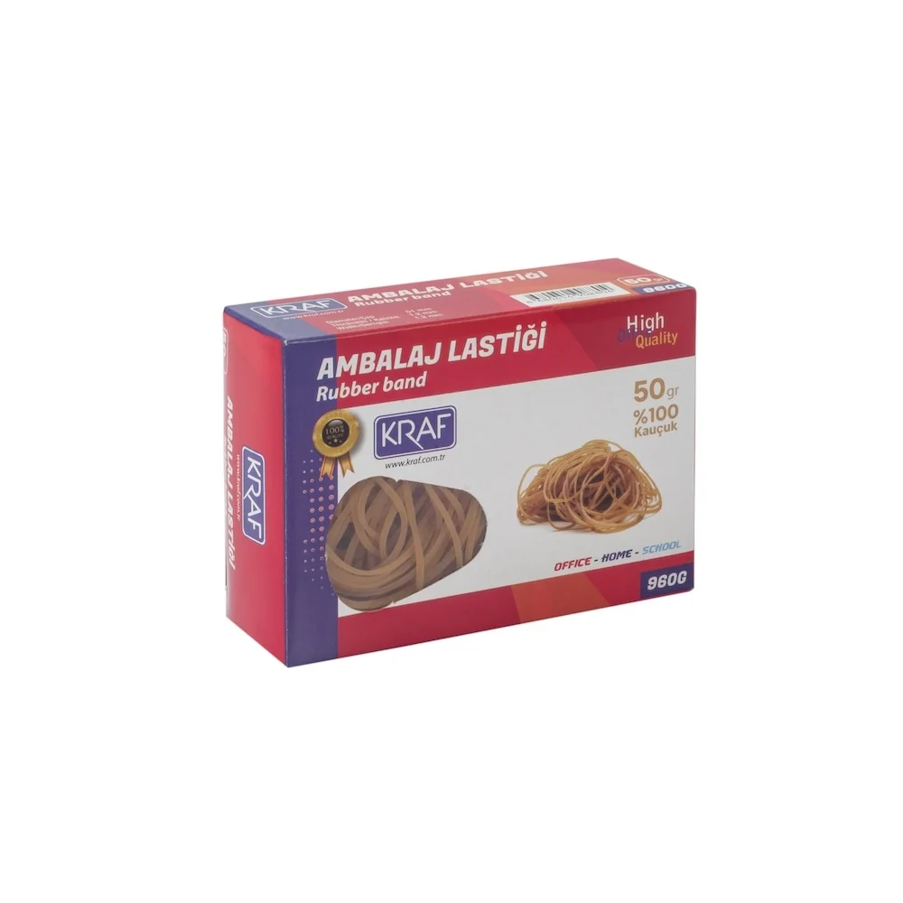Kraf Ambalaj Lastiği %100 Kauçuk 50g 960G