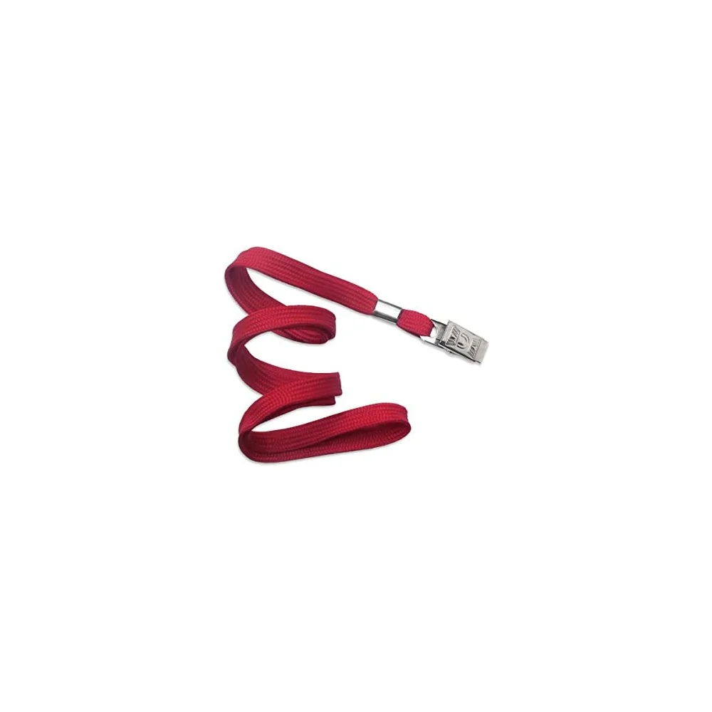 Kraf Kart Askı İpi Metal Klips Kırmızı 510G