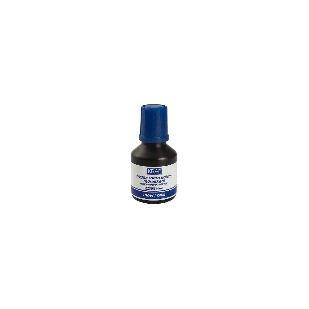 Kraf Beyaz Tahta Kalem Mürekkebi 30ml Mavi