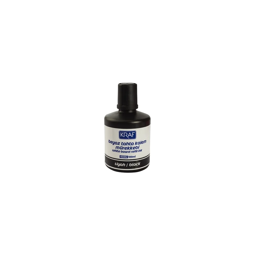 Kraf Beyaz Tahta Kalem Mürekkebi 100ml Siyah