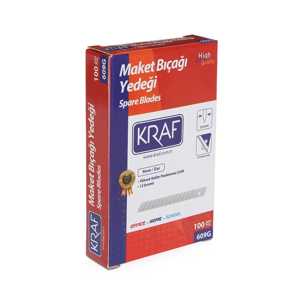 Kraf Maket Bıçağı Yedeği Dar 609G