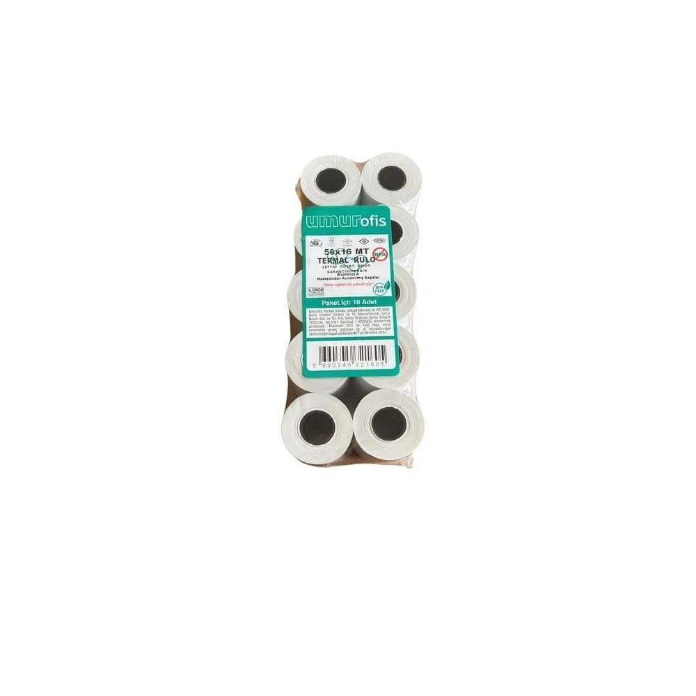 Umur Pos Rulosu Termal 56mm X 16m / 10 Adet