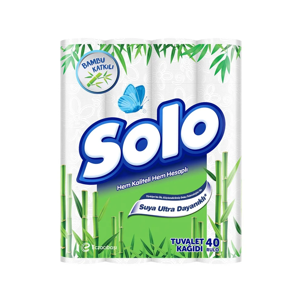 Solo Tuvalet Kağıdı Bambu 40 Lı