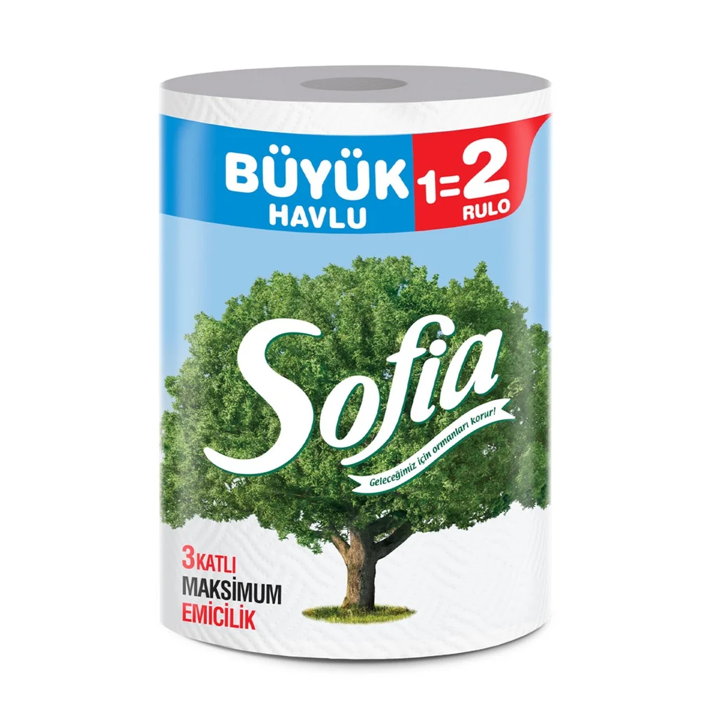 Sofia Dev Havlu 1=2 160 Yaprak