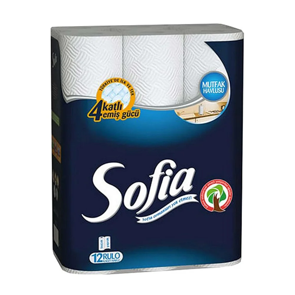 Sofia Mutfak Kağıt Havlu 12'li