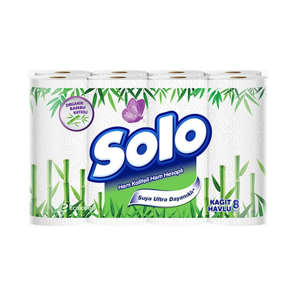 Solo Kağıt Havlu 8'li Bambu