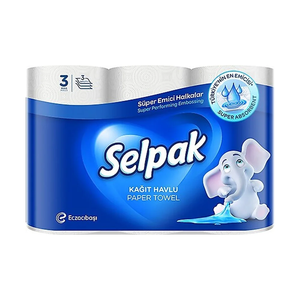Selpak Kağıt Havlu 3'lü