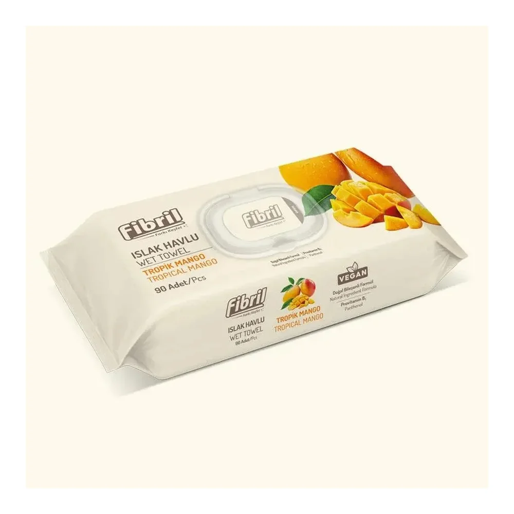 Fibril Islak Havlu Tropik Mango 90'lı