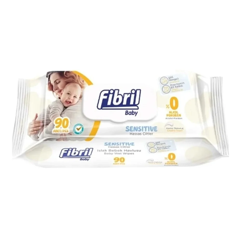 Fibril Islak Çocuk Havlusu 90'lı