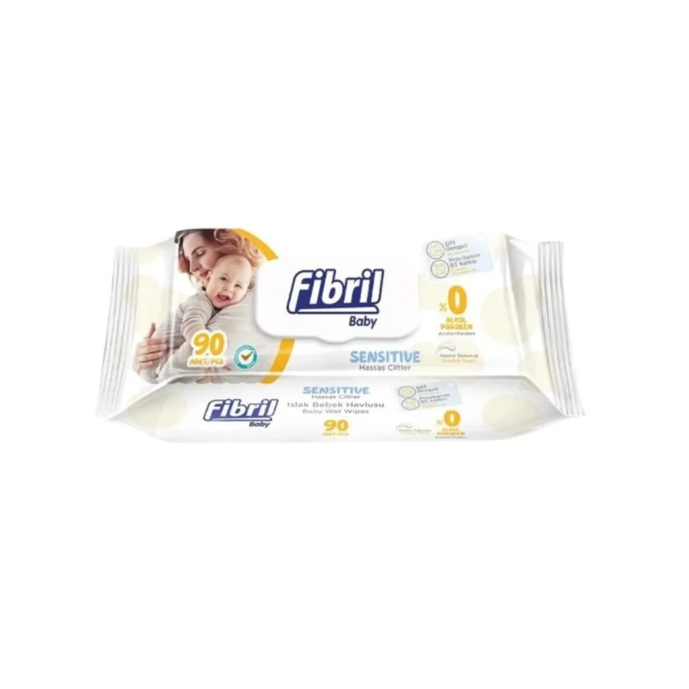 Fibril Islak Bebek Havlusu 90'lı