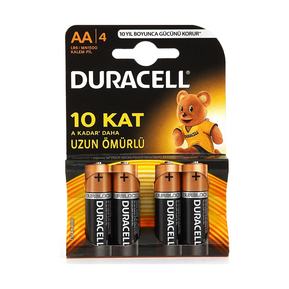 Duracell Basic Kalem Pil AA 4'lü