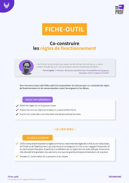 Co-construire les règles de fonctionnement