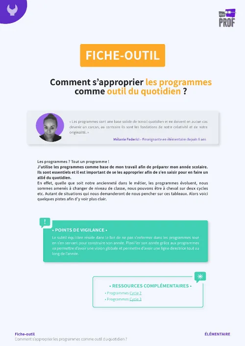 Comment s'approprier les programmes comme outil du quotidien