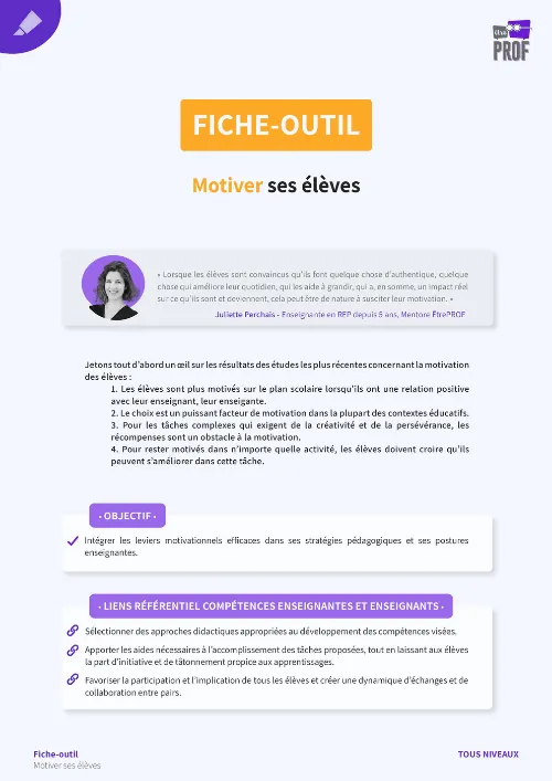 Motiver ses élèves