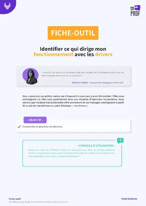 Identifier ce qui dirige mon fonctionnement avec les drivers