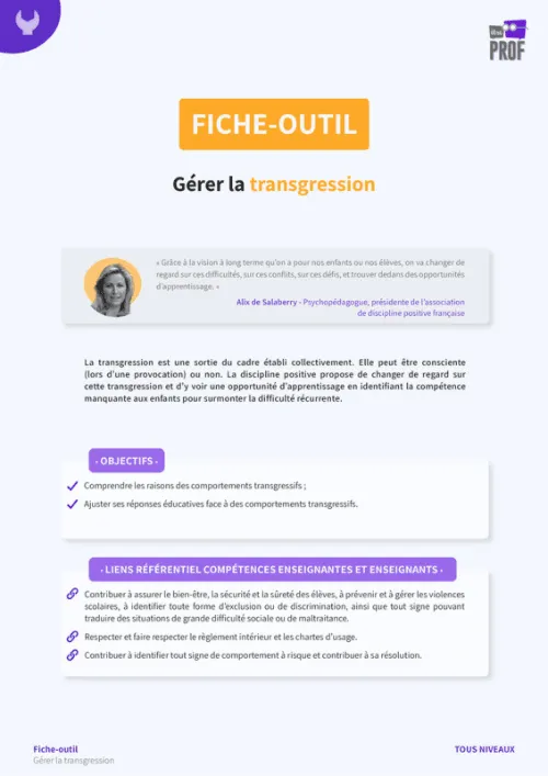 Gérer la transgression 