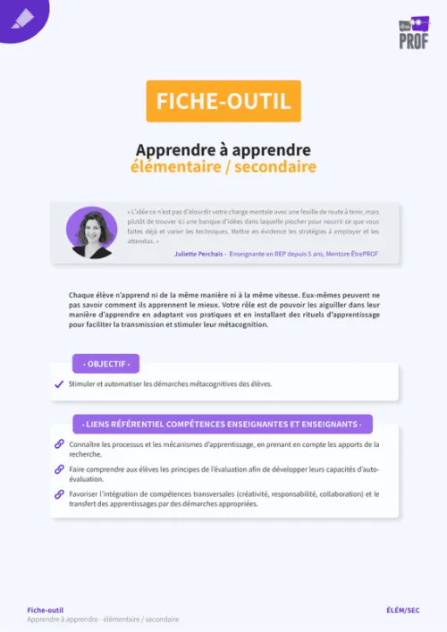 Apprendre à apprendre