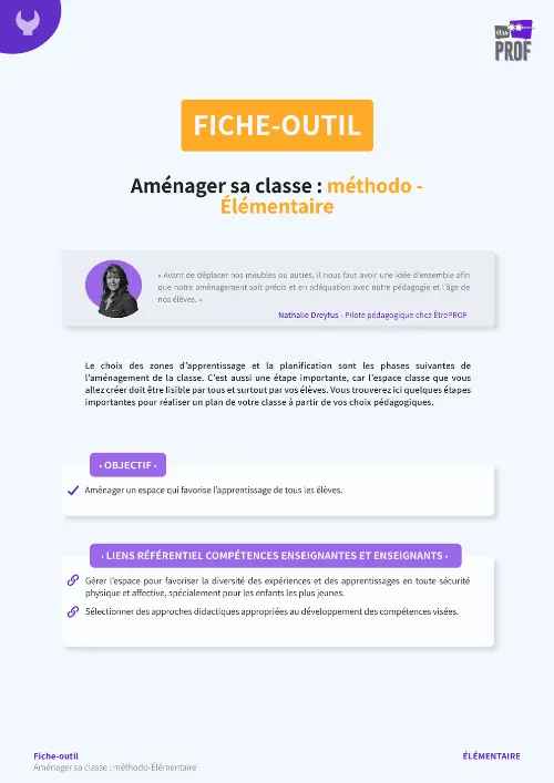 Aménager sa classe : méthodo en élémentaire