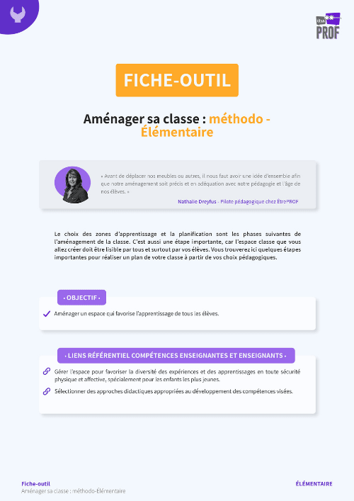 Aménager sa classe : méthodo en élémentaire
