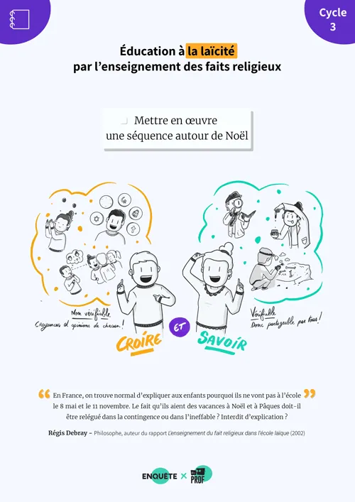 Mettre en œuvre une séquence autour de Noël