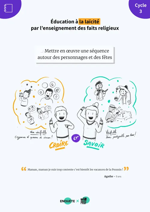 Mettre en œuvre une séquence autour des personnages et des fêtes