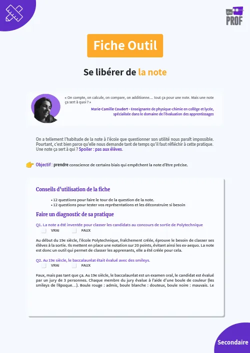 Se libérer de la note