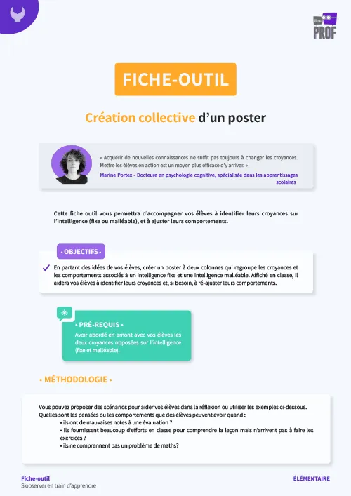 Création collective d’un poster