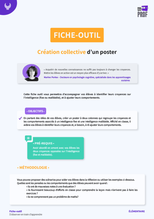 Création collective d’un poster
