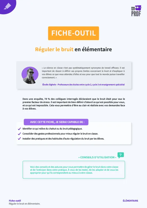 Réguler le bruit en élémentaire
