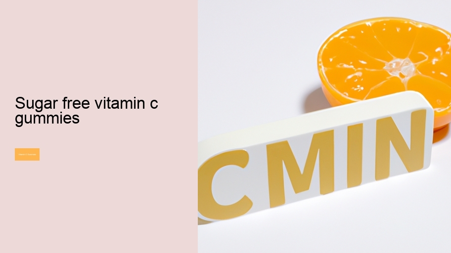 sugar free vitamin c gummies