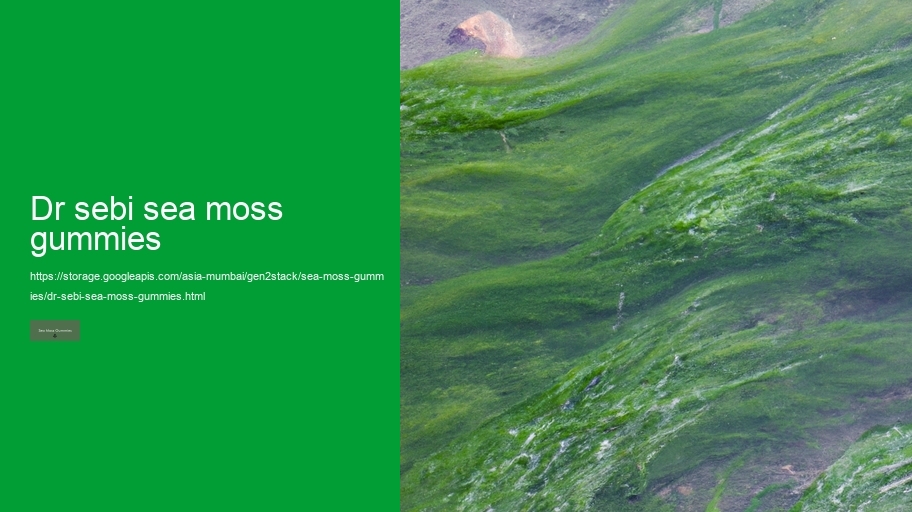 dr sebi sea moss gummies