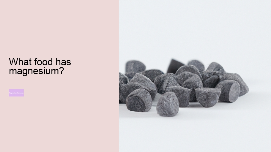 What food has magnesium?