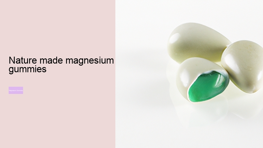 nature made magnesium gummies