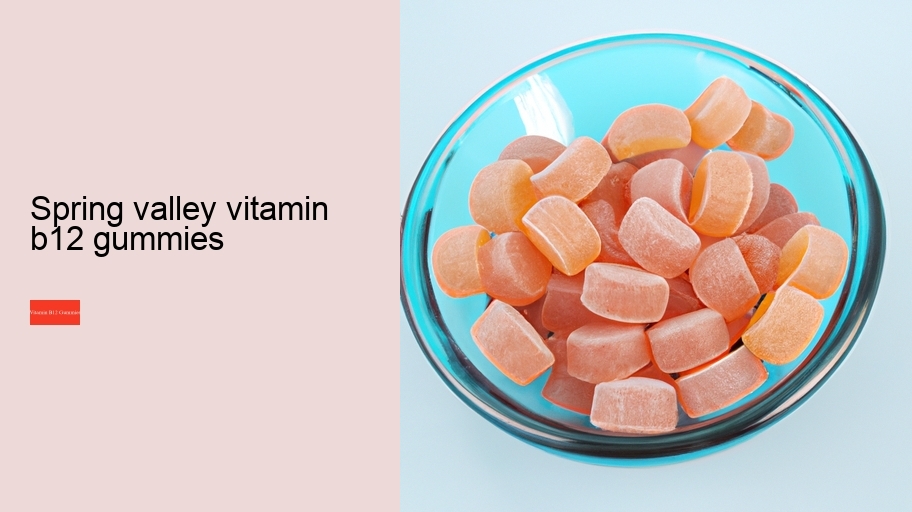 spring valley vitamin b12 gummies