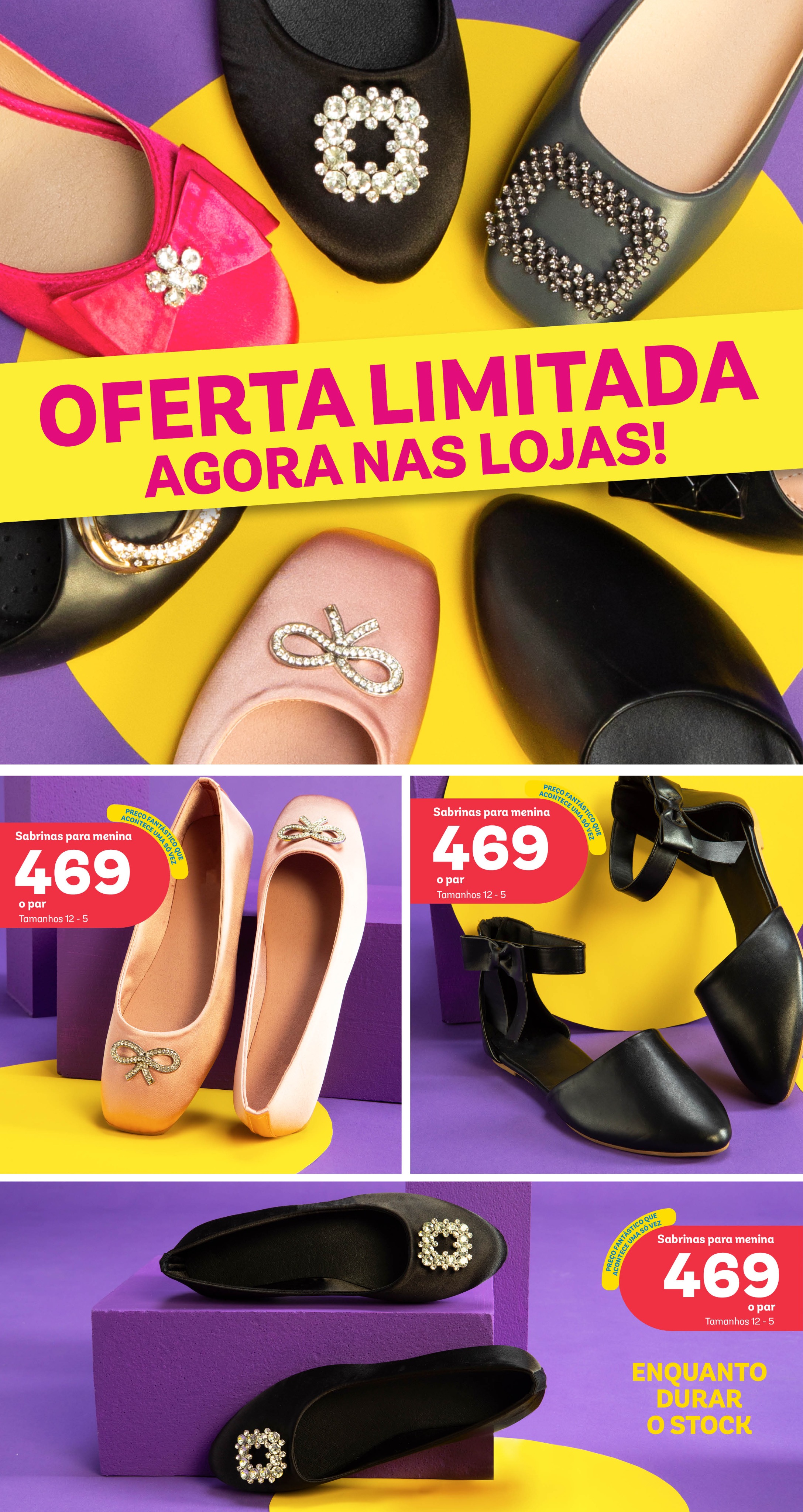 OFERTA LIMITADA - Preços Pontuais e Fantásticos em Sabrinas!