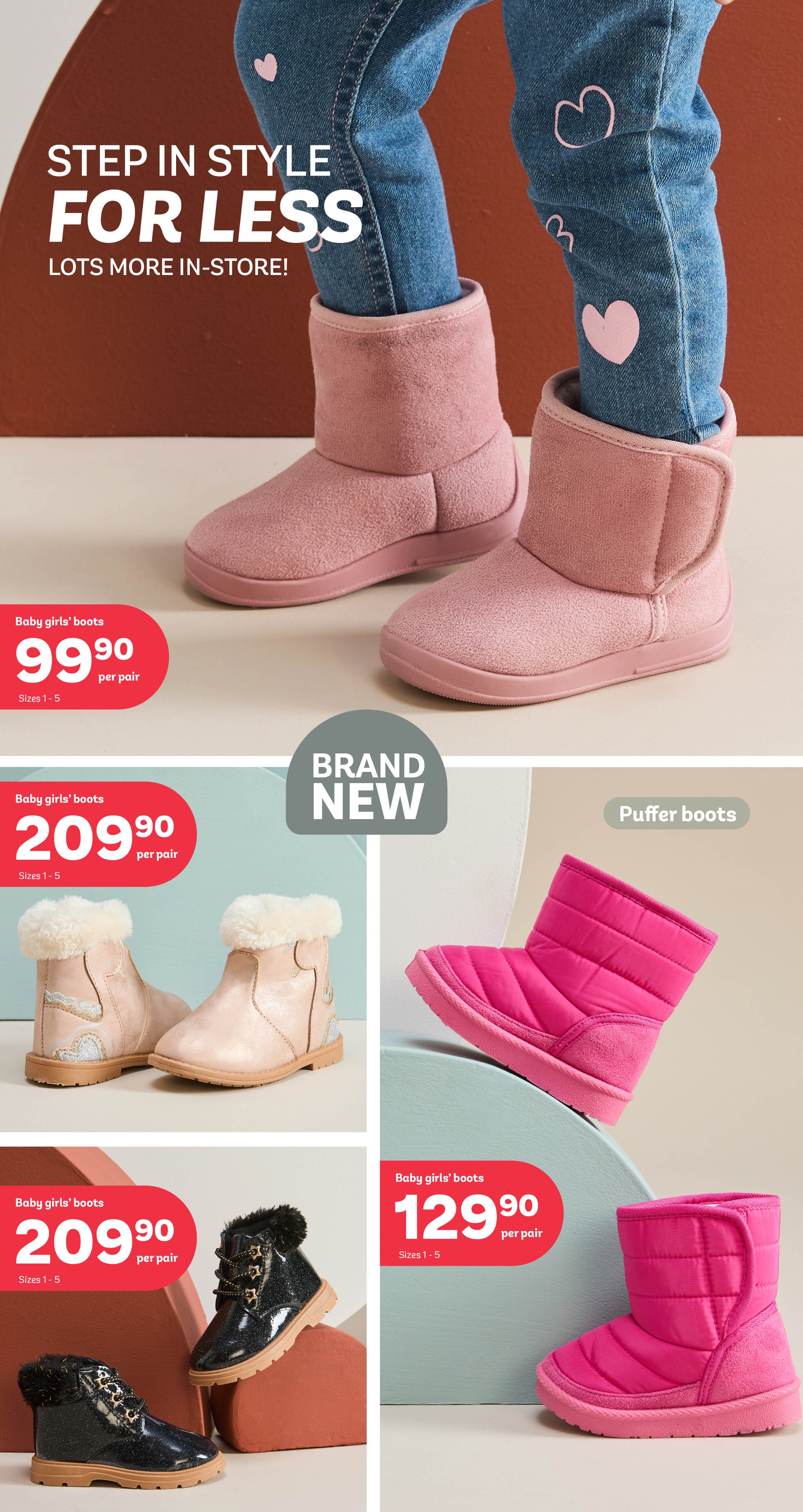 Step in Style for Less - NEW Boots at PEP