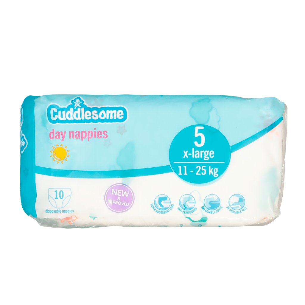 Cuddlesome Disposable Nappies 10's Extra Large