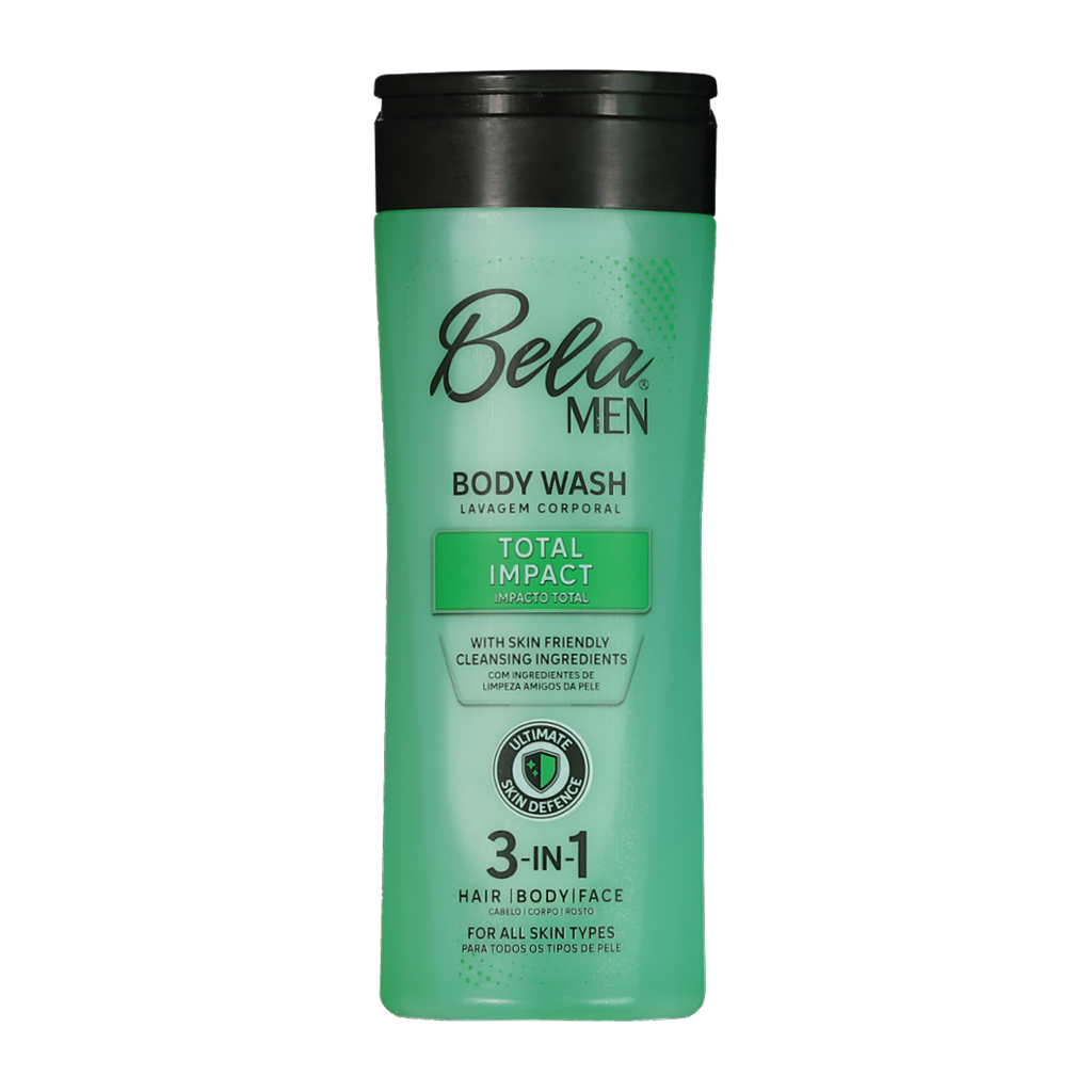 BELA MEN'S SHOWERGELS - TOTAL IMPACT 400ML