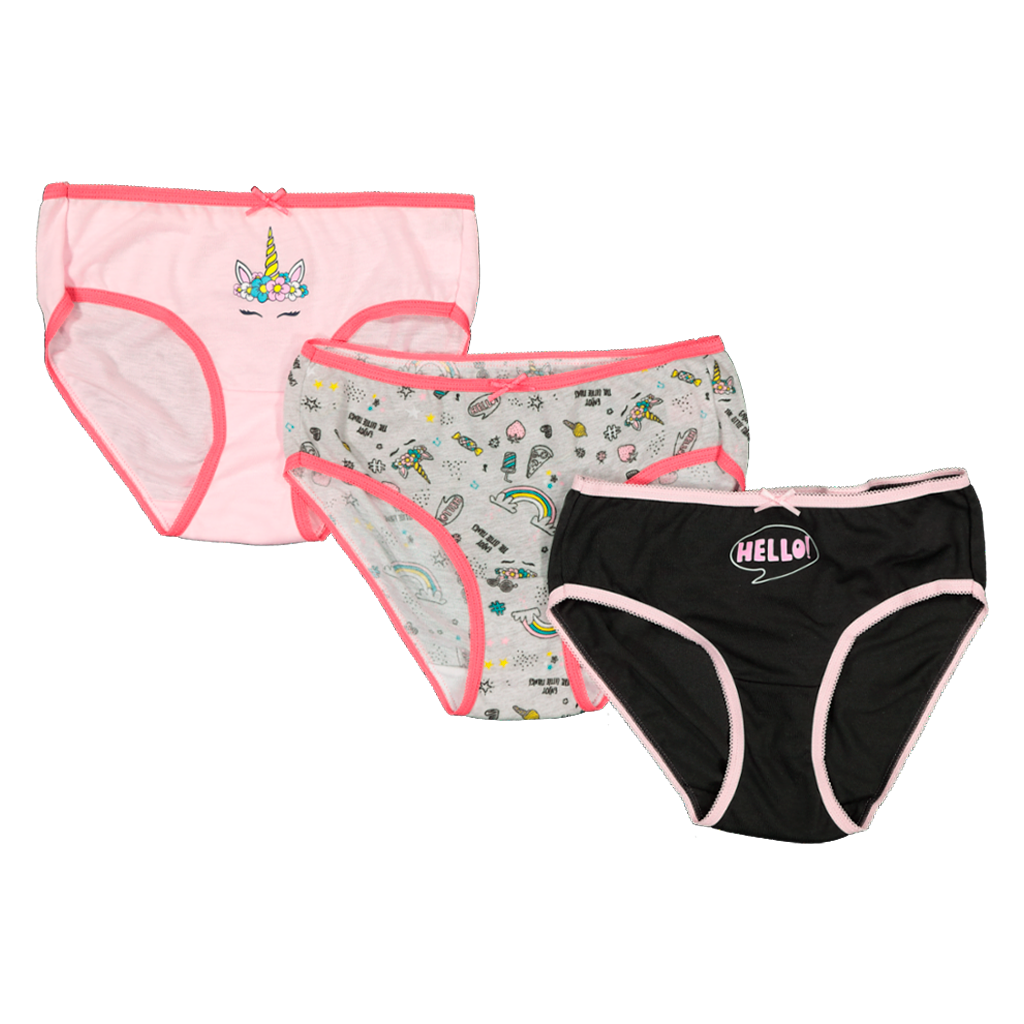 Hello Kitty Underwear Panties, 3 Pack (Toddler Girls)