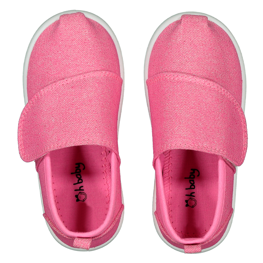 Baby Girls' Pink Canvas Shoes